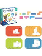 128 darabos építőkocka puzzle játék gyerekeknek