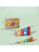 Fa játék: 3D-s fa kirakós játék - Nagy számok 1-10-ig