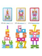 Fa játék: 3D-s fa kirakós játék - Nagy számok 1-10-ig