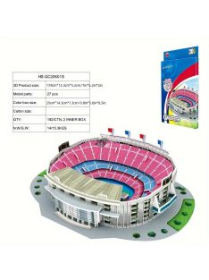 Kreatív 3D-s papírból készült stadion puzzle
