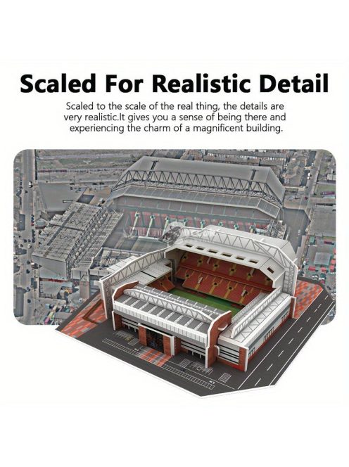 Kreatív 3D-s papírból készült stadion puzzle