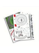 Kreatív 3D-s papírból készült stadion puzzle