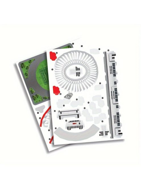 Kreatív 3D-s papírból készült stadion puzzle