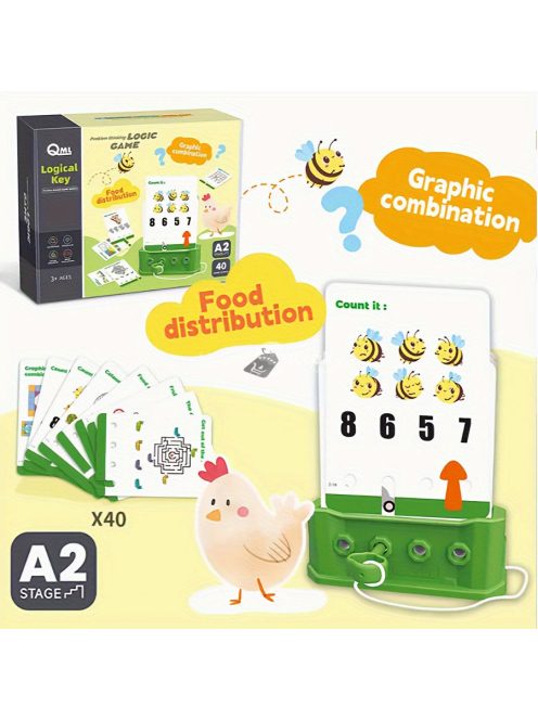 logikai kulcsos játék