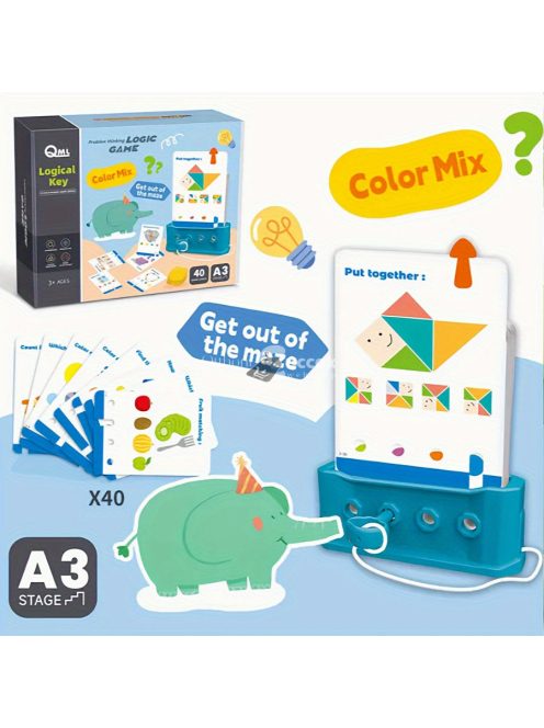 logikai kulcsos játék