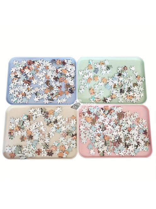 4db puzzle tálca a helytakarékos kirakózáshoz