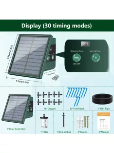 Solar csepegtető öntözőrendszer kertbe