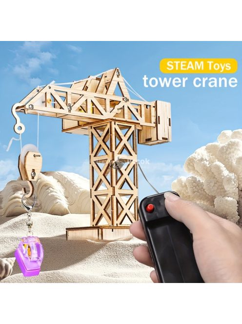 STEAM Játékok Fa Toronydaru 3D kirakó