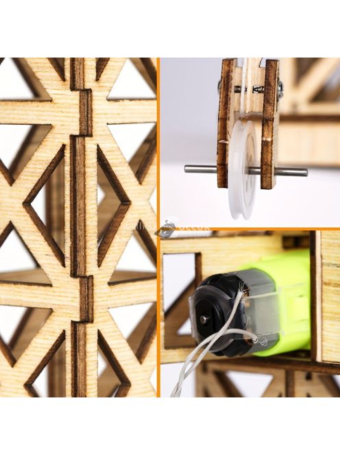 STEAM Játékok Fa Toronydaru 3D kirakó