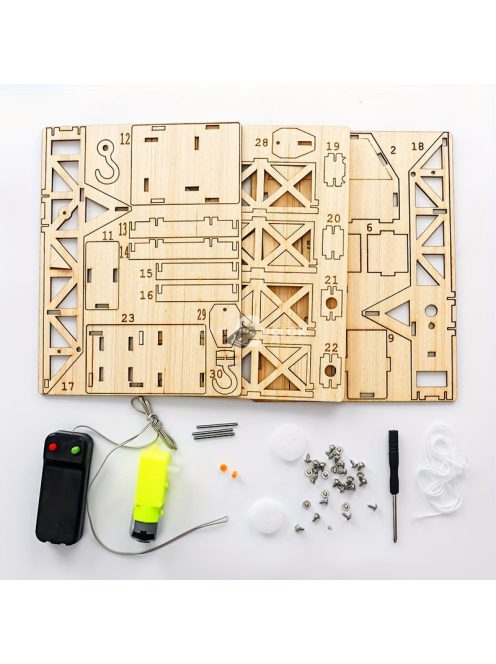 STEAM Játékok Fa Toronydaru 3D kirakó