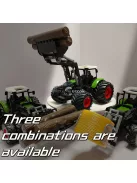 Farm Traktor Kombinációs Készlet 1. kombináció (keskeny kerekes traktor + széna elülső állvány + 1 szénakazal)