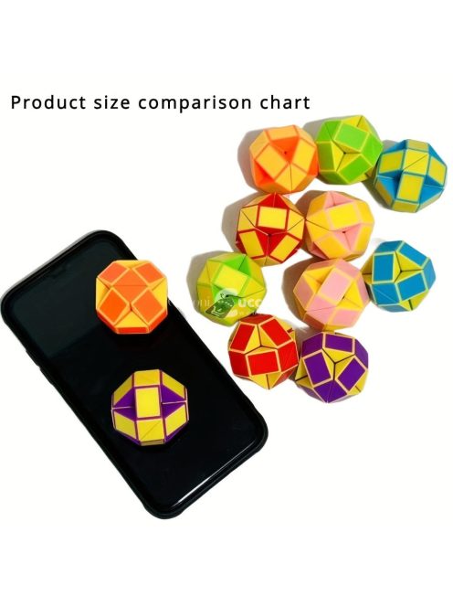 3db Összecsukható Vonalzó Puzzle