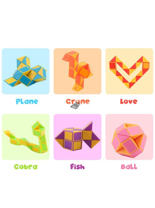 3db Összecsukható Vonalzó Puzzle