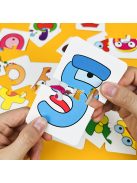 32 darabos oktatási puzzle készlet gyerekeknek