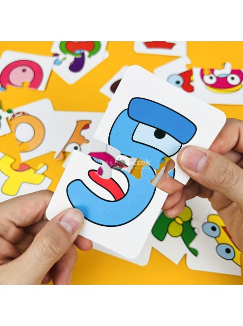 32 darabos oktatási puzzle készlet gyerekeknek