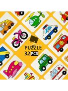 32 darabos oktatási puzzle készlet gyerekeknek