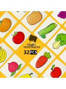 32 darabos oktatási puzzle készlet gyerekeknek