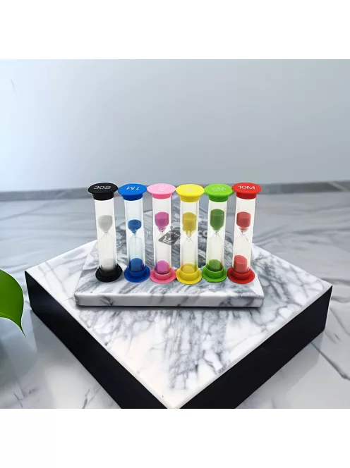 6db Színes Homokóra Időzítő Készlet