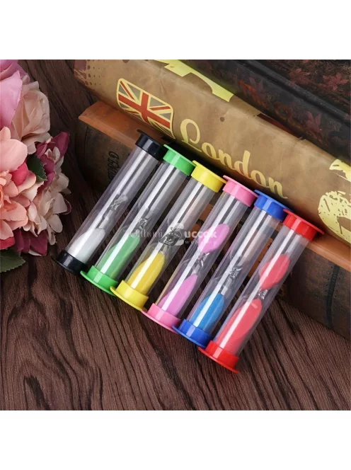 6db Színes Homokóra Időzítő Készlet