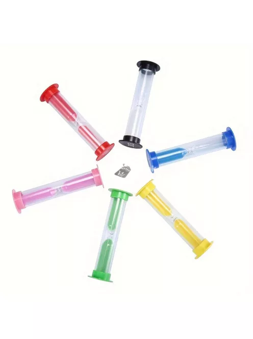 6db Színes Homokóra Időzítő Készlet