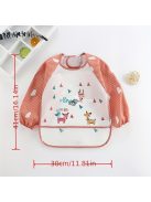 vízálló hosszú ujjú etetőkendő - puha etetőkendő