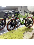 Acélból készült mini hegyi kerékpár modell