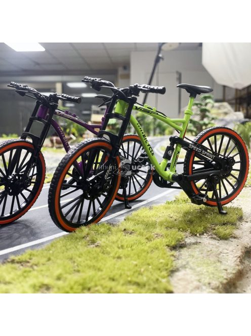 Acélból készült mini hegyi kerékpár modell