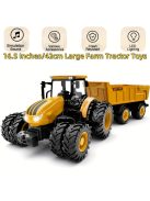 Jumbo 41.91cm-es Farm Traktor Játékkészlet Utánfutóval