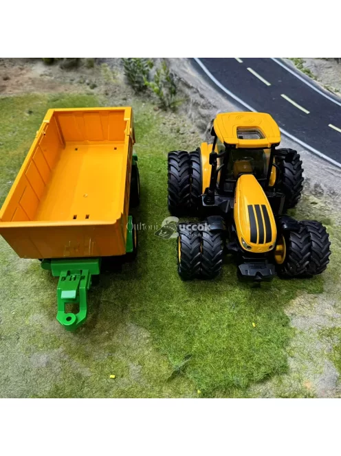 Jumbo 41.91cm-es Farm Traktor Játékkészlet Utánfutóval