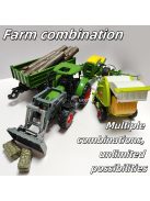 Farm Traktor Játék Szett 1:16 Arányban