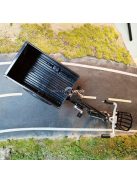 Retro Alloy Classic Tricikli Részletes Aranyozott Makett