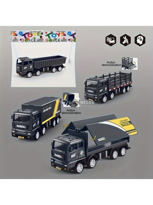 1db NILX MAX játék teherautó készlet