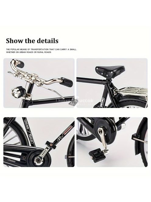 vintage stílusú bicikli dekoráció