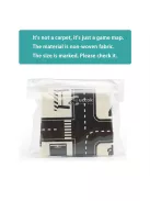 Vízálló autós közlekedésű játékszőnyeg