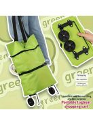 Praktikus bővíthető bevásárlótáska, kerekekkel