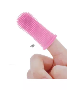 Szuperpuha szilikon fogkefe kisállatoknak