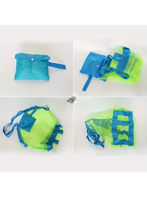 Nagy kapacitású hálós strandtáska