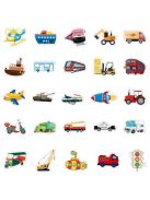 50db Járműves matrica szett