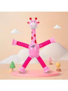 Teleszkópos lábú zsiráf játék, tapadókorongokkal