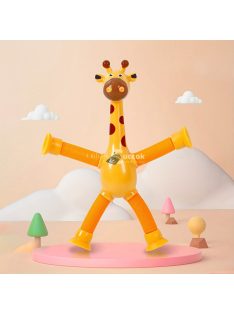 Teleszkópos lábú zsiráf játék, tapadókorongokkal