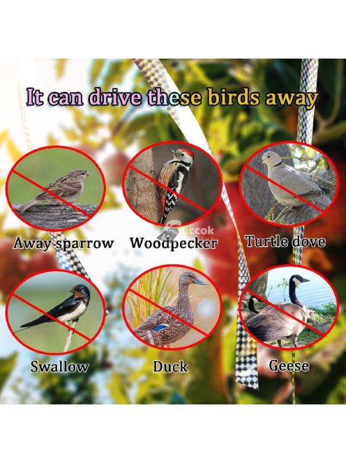 Madárijesztő fényvisszaverő szalag