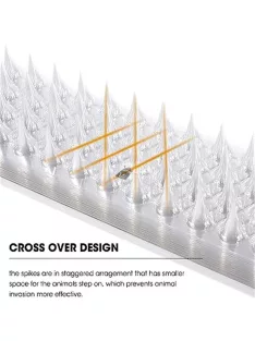 Macska- és madár riasztó tüskék kerítésre