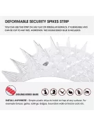 Macska- és madár riasztó tüskék kerítésre