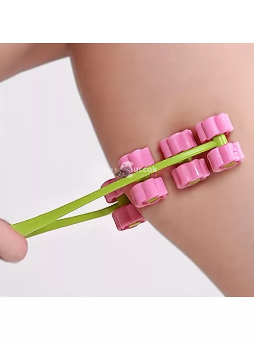 Virág alakú görgős arcmasszírozó