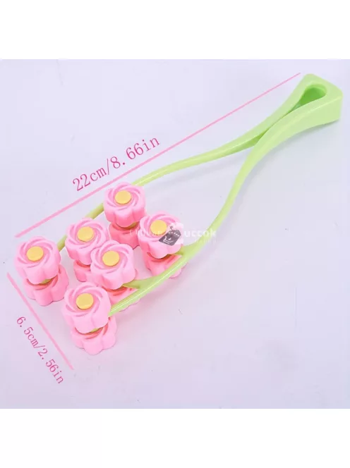 Virág alakú görgős arcmasszírozó