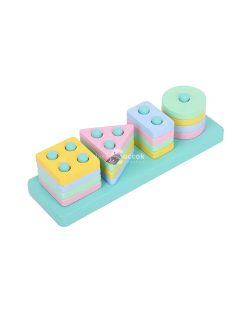 Montessori geometriai formaválogató játék