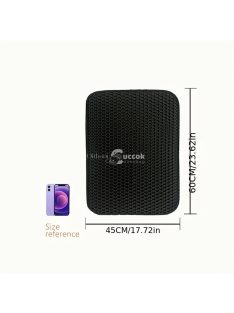   Méhsejt mintájú kétrétegű szőnyeg macskaalomhoz, 45x60 cm