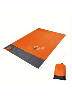   Nagy méretű összehajtható strandszőnyeg 200x210 cm - - Narancssárga