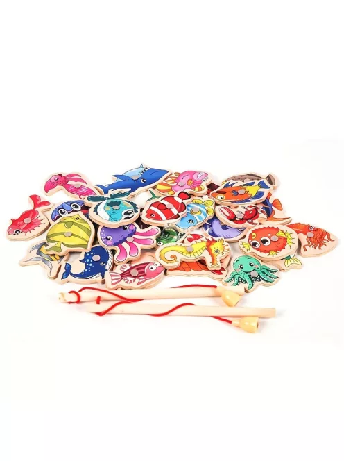 Montessori horgász játék