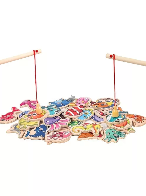 Montessori horgász játék